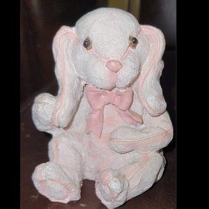 Raggedy Stuffed Animal Bunny Figurine